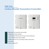 Contrôleur de CO2 NDIR à durée de vie de 15 ans, sortie PID, écran OLED, capteur de CO2, température et humidité relative, RS485, automatisation des bâtiments