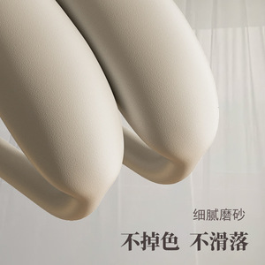 Wide Shoulder Coat <b>Hanger</b> Creamy White Thickened Reinforced Traceless Anti Slip Adult Clothes <b>Hanger</b> Household Use - Product Image 3