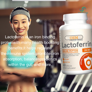 Lactoferrin 250mg - Powerful Serving Size-Supports Healthy Immunity, <strong>Iron</strong> Utilization &amp; Absorption60 cps - Product Image 2