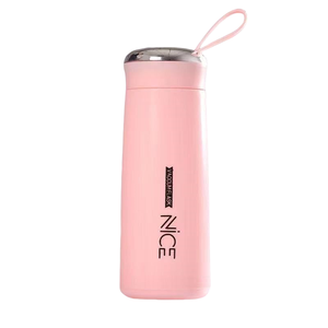 Nouvelle bouteille d'eau en verre avec cristaux infusés, bien-être, 400 ml, écologique, logo personnalisé, cadeau promotionnel, vente en gros, multicolore - Product Image 1