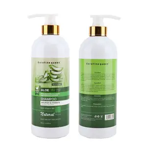 Private Label Natural Organic Aloe Vera Shampoo with Protein moisturize Shampoo and Conditioner for African curly Hair