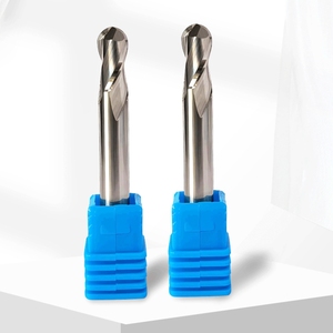 High Quality HRC55 3Flute Carbide Ball <strong>End</strong> <strong>Mill</strong> with 45 Helix <strong>for</strong> CNC Machining Aluminum &amp; <strong>Copper</strong> Cutting - Product Image 1