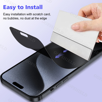 Protector de Pantalla de Privacidad para iPhone 15 16 17, Anti-Espía, Anti-Rayones, Material PET, Película Protectora de 360 Grados