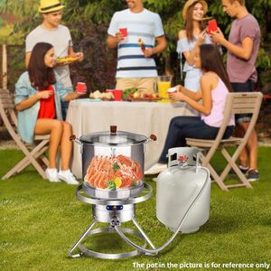 Estufa de Gas Portátil de un Solo Quemador para Acampar al Aire Libre, Cocina, Hogar, Mini Quemador de Gas de Acero Inoxidable, Llama Azul, Quemador de Gas Natural - Product Image 6