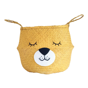 Panier de rangement suspendu en osier moderne et écologique, décorations de Noël pour la maison, cadeaux, pliable, multifonctionnel, pour le linge - Product Image 1
