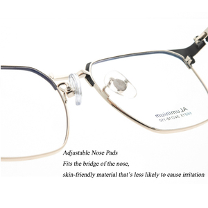 Unisex kinh doanh cận thị vuông đầy đủ-rim Gọng kính gọng nhôm-trọng lượng nhẹ đền thờ magiê thoải mái Kính đọc sách - Product Image 5