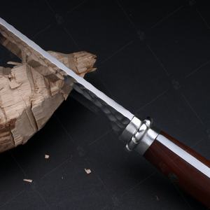 Cuchillo de cocina de hoja fija de acero inoxidable con mango de madera Sour Twig, cuchillo para deshuesar y filetear pescado de grado DIY - Product Image 3