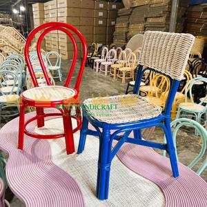 Silla moderna y ecológica de ratán para niños, para dormitorio, sala de estar al aire libre, cocina, estilo cómodo para relajarse en el tiempo de juego - Product Image 3