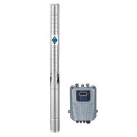 Pompa Sumur Dalam Tenaga Surya SN 1.25 Inch Stainless Steel DC Brushless Screw Borehole Pump Pompa Air Surya Diameter Kecil dengan MPPT