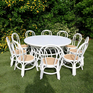 Nouvelle Chaise Papillon en Rotin Naturel Faite à la Main pour Enfants, Chaise de Salle à Manger Mignonne en Osier pour Bébés et Enfants, Chaise à Dossier en Nœud pour Fêtes - Product Image 1