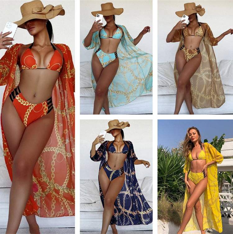 Women Swimsuit Cover up Set Hot Selling Piece Ensemble Robe De