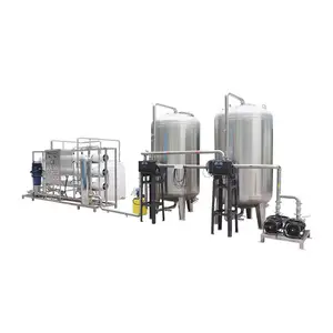 10000Lph Purified Drinking Water Production Plant / 10t RO Desalination System / Full Stainless Steel 304 / 316 Small RO System