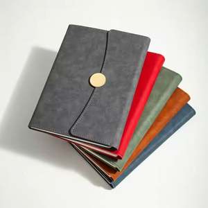 Promote Wholesale Business PU Leather <b>Diaries</b> and Customize LOGO <b>A5</b> Notebooks for Meetings - Product Image 1