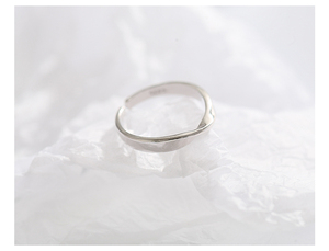 Anillo Mobius Unisex con incrustaciones <span class=keywords><strong>de</strong></span> concha, diseño <span class=keywords><strong>de</strong></span> nicho personalizado, <span class=keywords><strong>puente</strong></span> <span class=keywords><strong>de</strong></span> suspiro, anillo <span class=keywords><strong>de</strong></span> dedo índice abierto <span class=keywords><strong>de</strong></span> Plata <span class=keywords><strong>de</strong></span> Ley 925, modelo R91 - Product Image 3