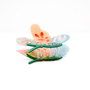 مخصصة إبداعية ، ألوان مطابقة لأحجار الراين أسيتات ملونة لطيفة ، مشابك مخلب فراشة بالجملة - Product Image 5