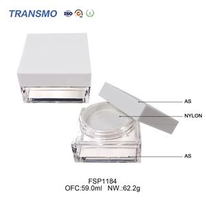 Estuche para Polvo Secante Facial con Protección Solar, Envases Personalizados para Polvo Suelto, Estuche Cuadrado para Polvo Suelto - Product Image 3