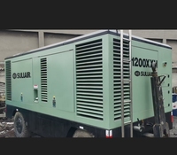 Compresseur d'air à vis mobile diesel Sullair 1200 XXH 1200CFM 30bar d'occasion pour appareil de forage