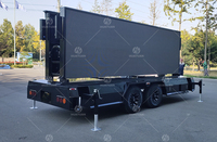 P4 P5 P6 Écran LED Panneau publicitaire Remorque extérieure Petit véhicule de spectacle routier