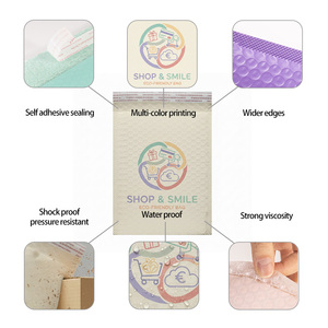 Hochwertige Maßgefertigte Poly-Luftpolsterumschläge Versandtaschen Gepolstert Reißfest Selbstklebend Recycelbar Wasserdicht Ungiftig Express-Verpackung - Product Image 4