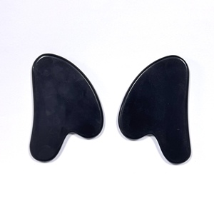 High quality Cheapest Black Xiuyan <b>Jade</b> Face Lift Massage Tool Xiuyan guasha for face - Product Image 6