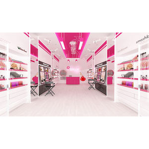 Kiosque de maquillage et de blanchiment des dents à LED de style <span class=keywords><strong>salon</strong></span> souriant pour centres commerciaux avec design écologique - Product Image 6