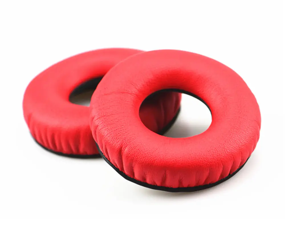 Special customization red headphone ear cushions ear pads and headband fit for sennheiser HD25 headset