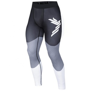 Wholesale Men's Bjj <b>Grappling</b> Mma Compression Spats Leggings Tights - Product Image 1