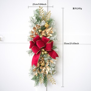 Decorazione per la Messa a Dimora Primaverile per Scale e Allestimento Scenico per la Casa Nuovo Fiocco Natalizio da Appendere alla Porta - Product Image 6