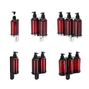HF Custom Lable Hotel Stainless Steel Wall Mounted 300ml Shampoo <strong>Shower</strong> <strong>Gel</strong> Liquid Soap Bottle <strong>Dispenser</strong> With Holder - Product Image 1