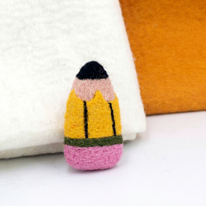Lápiz de Lana para Manualidades Educativas, Regreso a Clases: Lana 100% de Comercio Justo y Hecho a Mano - Product Image 3