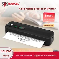 Printer Mini Tanpa Tinta Thermal A4 Portabel Dapat Terhubung ke Ponsel dan Komputer Tersedia dalam Stok