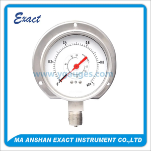 एस अंतर दबाव गेज-दोहरी बोर्डन ट्यूब और स्केल, दोहरी कनेक्शन - Product Image 3