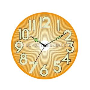 Horloge murale design moderne de haute qualité de 10 pouces horloge murale en verre luminescent - Product Image 5