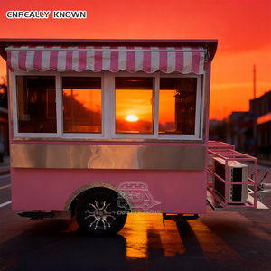 OEM High Quality Fast Cart Trailer With Water System Fried Chicken Mobile Food Truck For Sale In Stocked - Product Image 2