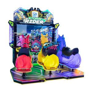Máquina de Videojuegos de Simulación de Carreras de Caballos <span class=keywords><strong>en</strong></span> <span class=keywords><strong>Línea</strong></span> para <span class=keywords><strong>Tres</strong></span> <span class=keywords><strong>Jugadores</strong></span>, Colorful Park - Product Image 3