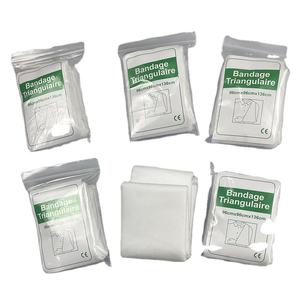 ผ้าพันแผลสามเหลี่ยมทางการแพทย์ปฐมพยาบาลผ้าพันแผลสามเหลี่ยมไม่ทอ - Product Image 1