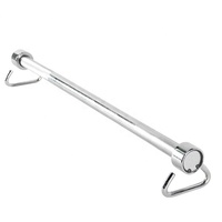 Barre de Pilates en acier inoxydable OEM durable avec roulements pour exercices à domicile, poids 3,5 kg, taille réglable 70-120 cm