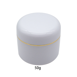 5G 10G 30G 50Ml 100Ml 200G Trắng Nhựa <span class=keywords><strong>Jar</strong></span> Mỹ Phẩm Bao Bì Chai Kem <span class=keywords><strong>Jar</strong></span> Cho Chăm Sóc Da Nhựa Container - Product Image 1