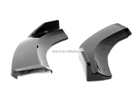 3PCS Brillant Noir Pare-chocs Avant Lèvre Menton Spoiler Splitter Lèvre Avant Pour Benz W204 2009-2014 C-CLASS
