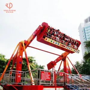 High Quality Kids Theme Park Rides Fiberglass Customized Popular Amusement Park Rides Top Spin Ride For Sale