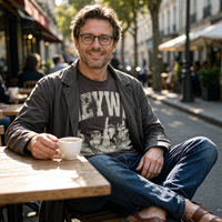 T-shirt Boxy Oversize en Coton Écologique 300g Imprimé Personnalisé Sérigraphié – Collection Originale Homme High Street
