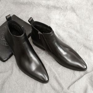 Zapatos de Vestir Formales de Negocios para Hombre, Estilo Nuevo, de Cuero, Casuales, Antideslizantes y Cómodos, Hechos a Mano, para Bodas y Banquetes - Product Image 5