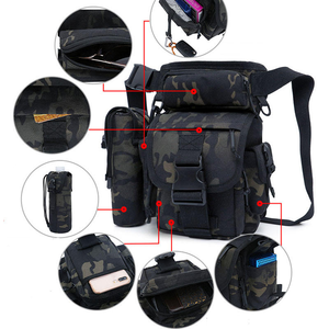 Bolsa Táctica de Camuflaje para la Cintura, Bolsa de Viaje Deportiva para Exteriores, Bandolera Cruzada, Bolsa de Pierna de Poliéster - Product Image 3