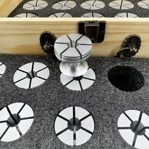 Set di 30 Pezzi di Utensili per <span class=keywords><strong>Orologiaio</strong></span>, Pinza di Espansione Speciale per Tornio da Orologeria 8MM, 16MM-45.5MM, Filettatura Metrica e Imperiale Universale - Product Image 2