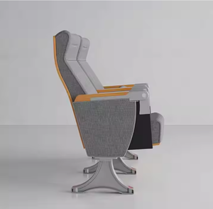 Silla de Auditorio Plegable, Moderna, Resistente y Tapizada en Tela, Ideal para Teatros y Salas de Conferencias - Product Image 4