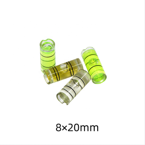 Venta Directa de Fábrica, Nivel de Burbuja Cilíndrico de 8x35 mm a Bajo Precio, Nivel de Vial de Acrílico PMMA con Líquido Amarillo-Verde - Product Image 4