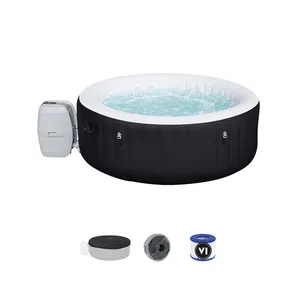 Bestway 60001 Offre Spéciale Nouveau Design Pliant 2 Personnes Smart Baignoire Gonflable Spa Extérieur Bains à remous pour Adultes