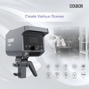 Synco Colbor CL100 CL100W Bi-color 2700-6500K CL100-M 5600K LED Video Nhiếp Ảnh Ánh Sáng Điều Khiển Cảm Xúc Để Chụp Ảnh Video - Product Image 5