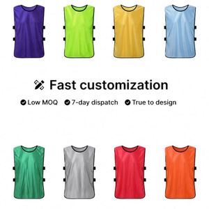 Promotion : Gilet d'entraînement sportif personnalisé en polyester unisexe pour équipe de football - Product Image 2