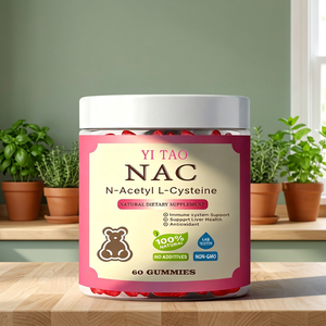 Gomitas de NAC de Alta Potencia 1000mg con Vitamina C, Apoyo para la Salud y Limpieza del Hígado, Veganas, Sin Azúcar, Delicioso Sabor a Naranja - Product Image 1